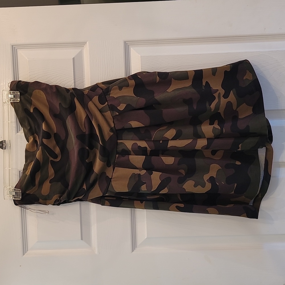 Haley & Jane large camouflage romper with pockets